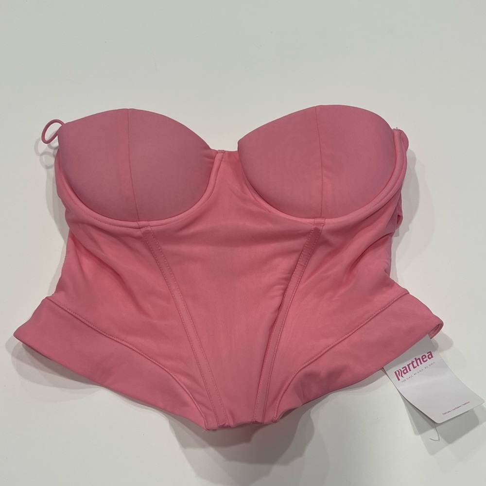 Marthea Pink Corset Top